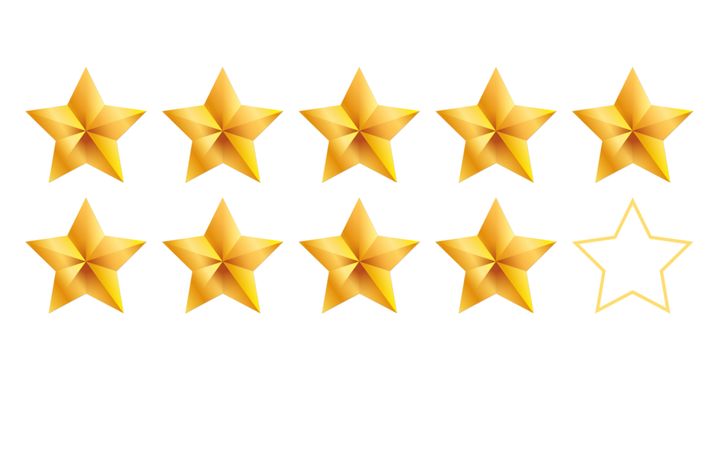 Nine Gold Stars out of ten